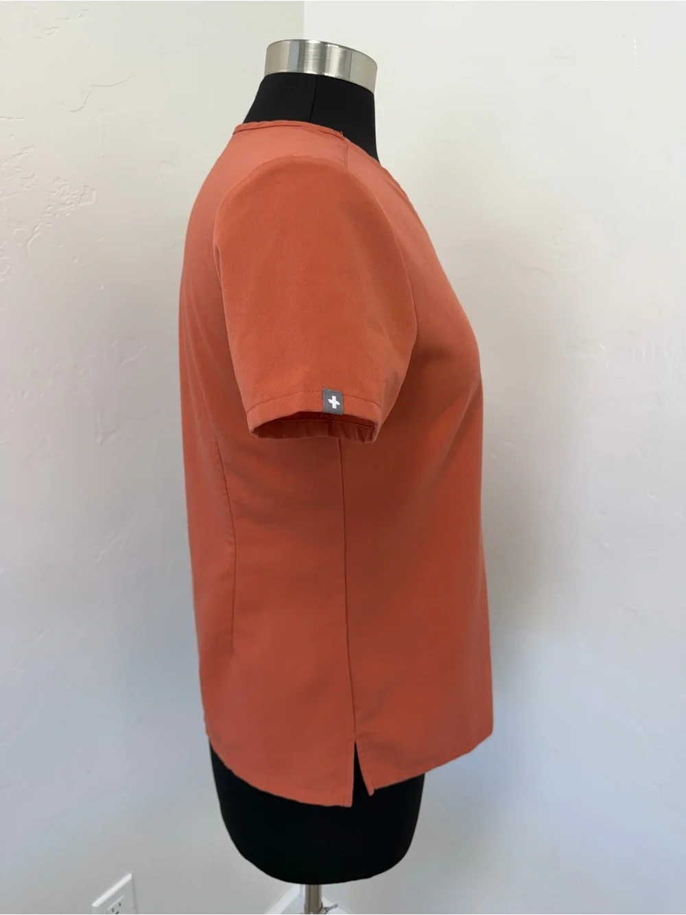 Figs Catarina One-Pocket in Terracotta Short Sleeve Scrub Top Size XS/P
